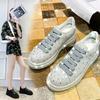 Shoes New Rhinestone Platform Casual Sports Shoes Women's Full Diamond Muffin Shoes Rhinestone Single Shoes