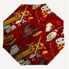 1PC Warner Hogwarts Harry Potter Automatic Open/Close Umbrella with Windproof, 51-Rib Sturdy Canopy, Durable Ribs1268A