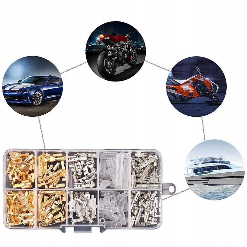 150pcs Assortment Male Female Spade Terminals Electrical Wire Crimp Connectors