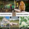 2025 8K WiFi Waterproof Trail Camera PR801W 60MP Supports APP Viewing for Outdoor Animal Hunting Night Vision and Farm Monitoring