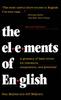 The The Elements of English : A Glossary of Basic Terms for Literature, Composition, and Grammar Book