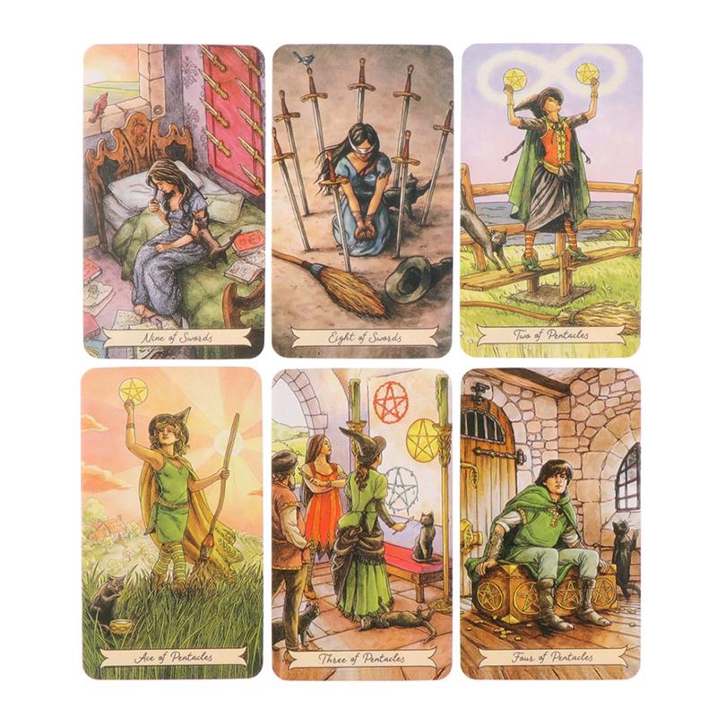 78 шт. карты Таро ведьмы на каждый день, пророчество, гадание, колода для вечеринок, настольная игра Таро