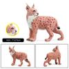 Oenux Симуляция Дикие Животные Бенгальская Кошка Тигр Рысь Каракал Леопард Фигурка Фигурки Модель Образование Миниатюра Игрушка для Детей
