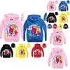 Kids Trolls Print Hoodie Cotton Pullovers Coat Jacket Gift Yrs