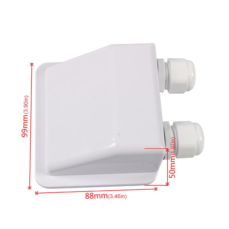 Double Wire Entry Gland Box Caravan Solar Car Junction Box Solar Cable Motorhome Junction Box Motorhome RV Yacht Car Accessories