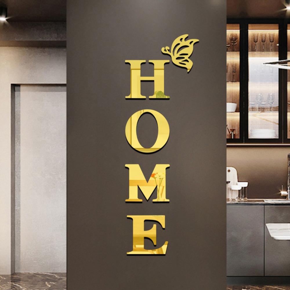 Home Butterfly Logo Entrance Decoration Waterproof Home Decoration  Room Decor