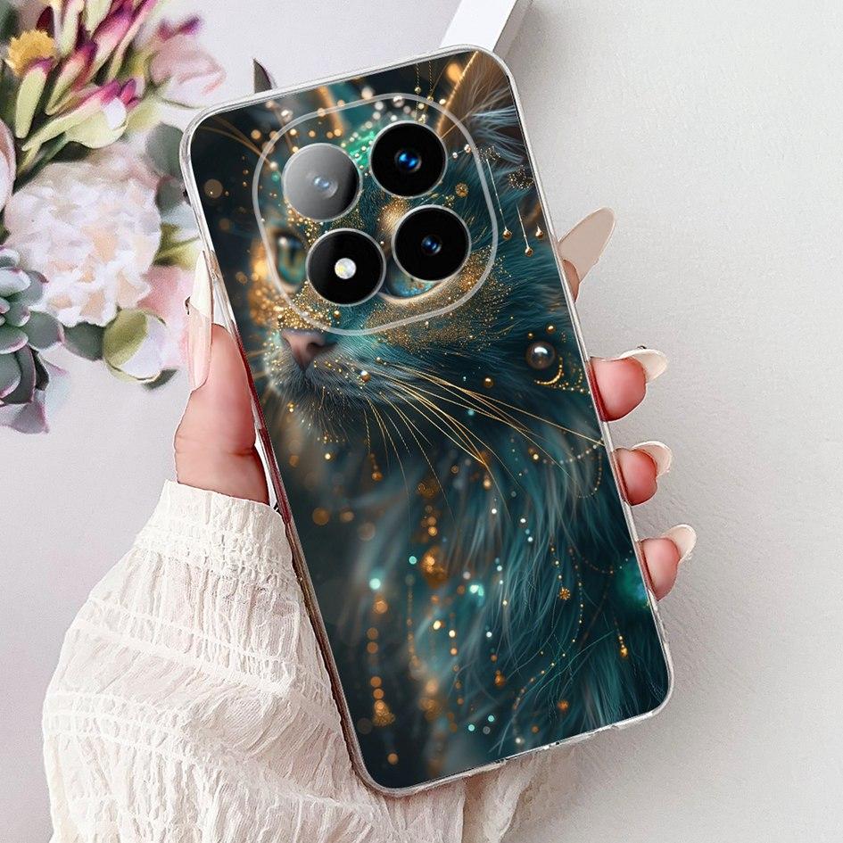 Для чехла на телефон Xiaomi Redmi Note 14 Pro Plus Чехол Крутой Лев Мрамор Мягкий Силикон Funda на Redmi Note 14 Pro 5G Ударопрочный Coque