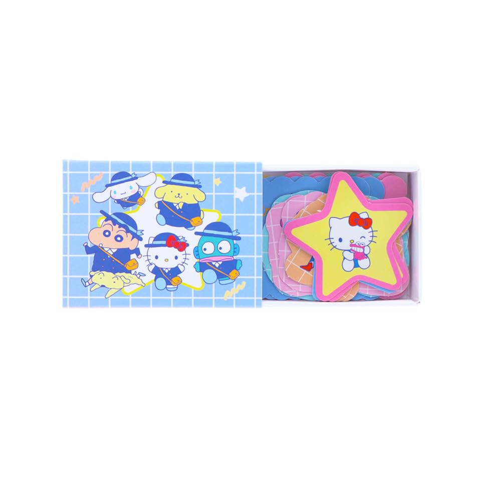 Канцелярский Карандаш x Персонажи Sanrio Чехол для Наклеек Sun-Star Shin-chan (Звезда S8593086)