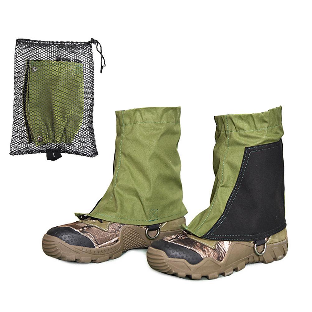 Gaiters Low Waterproof Ankle Gaiters Adjustable Protective Shoe Covers for Women Men Hiking