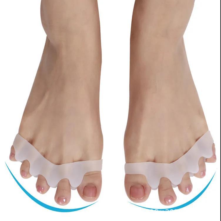 Силиконовый разделитель для большого пальца ноги при Hallux Valgus и выравнивания перекрывающихся пальцев