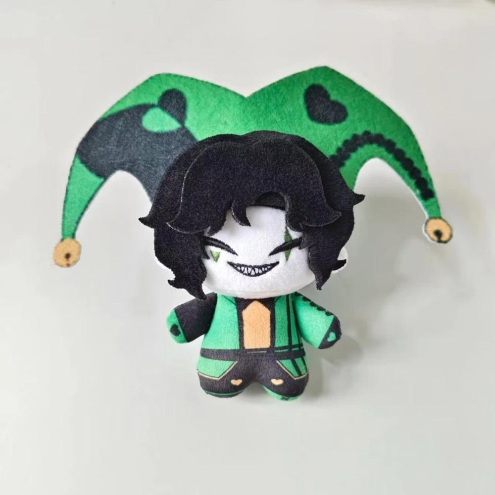 Hot New 10cm Funny Lovely Anime Game The Freak Circus Harlequin Pierrot Character Peripherals Plush Toys Plushie Stuffed Doll