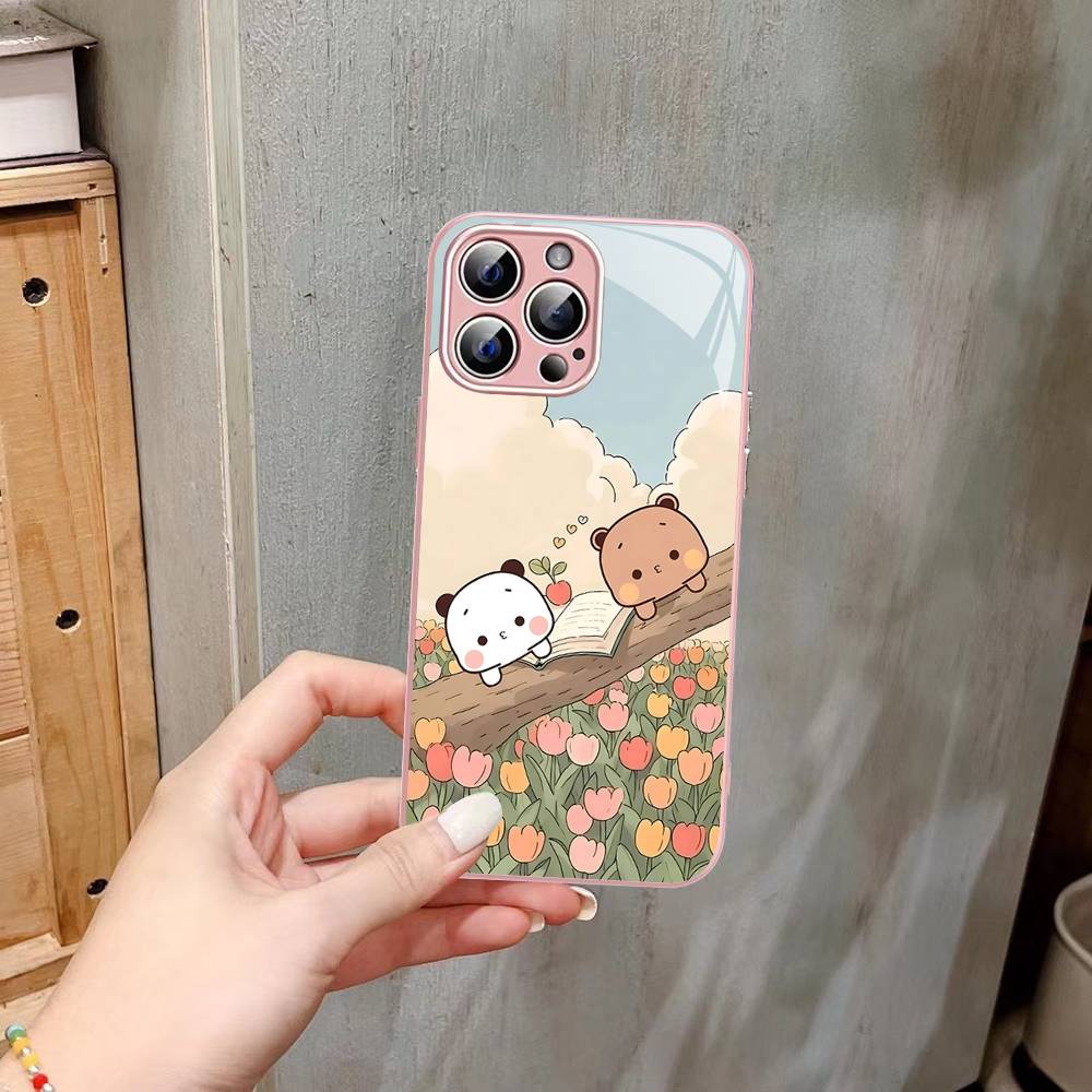 Милое Закаленное Стекло Bubu Dudu Для Iphone 14 13 12 11 Pro Mini XS MAX 14Plus X XS XR Чехол