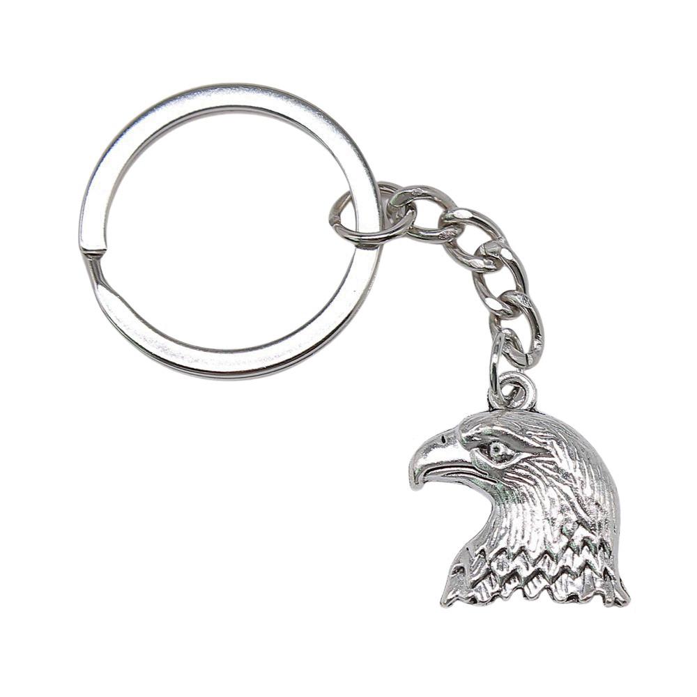 Eagle Keychain Charms Pendants Animal Lover Keepsake Key Ring 28mm