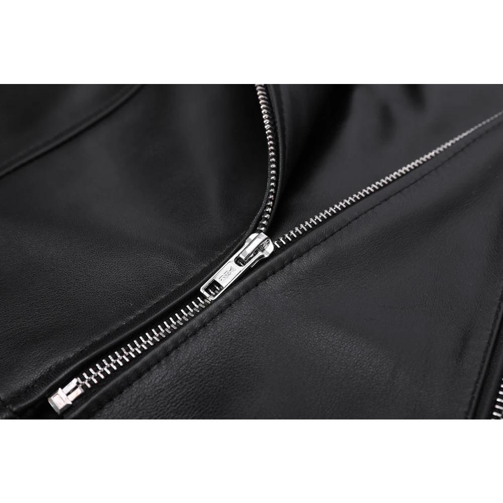 Maplesteed 100%Soft Sheepskin Women Leather Jacket Long OVERSIZE Female Natural Skin Coat Autumn Plus Size Bust 92-116cm M486