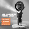 USB Rechargeable Mini Handheld Fan Portable Misting Fan With 4 Adjustable Speed Spray Water Mist Fan Outdoor Camping Travelling