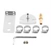 Adjustable FPR Aluminum Alloy Universal FPR Fuel Pressure Regulator with Gauge Hose 0‑140psi Adjustable FPR Pressure Regulator