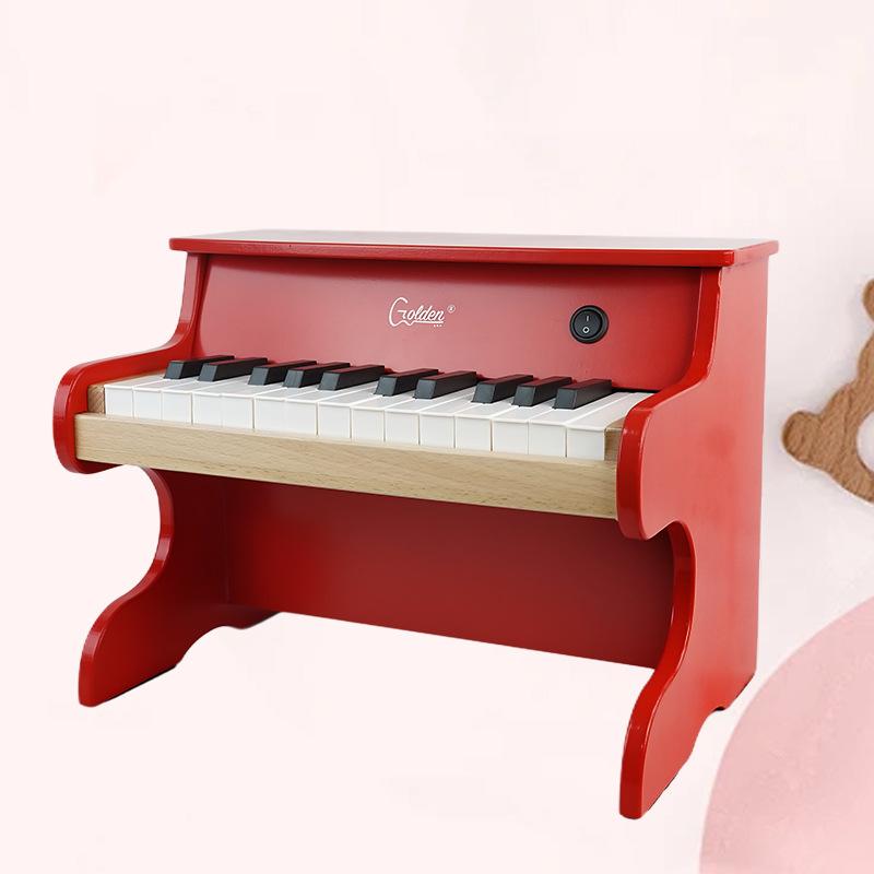 Деревянное детское пианино для младенца мальчика девочки, 18/25/37 клавиш, начальная электронная клавиатура, можно играть, подарок на день рождения для родителей и детей