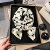 Длинный шелковый шарф женская мода подарок универсальный декоративный шарф-лента корейская версия тонкий шарф тонкий и узкий длинный имитация шелка маленький шарф