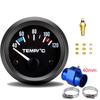 2" 52mm Gauge Car 12V Water Temperature Gauge 40-120 C Water Temperature Gauge Adaptor Joint Pipe Sensor Radiator NPT 1/8 custom