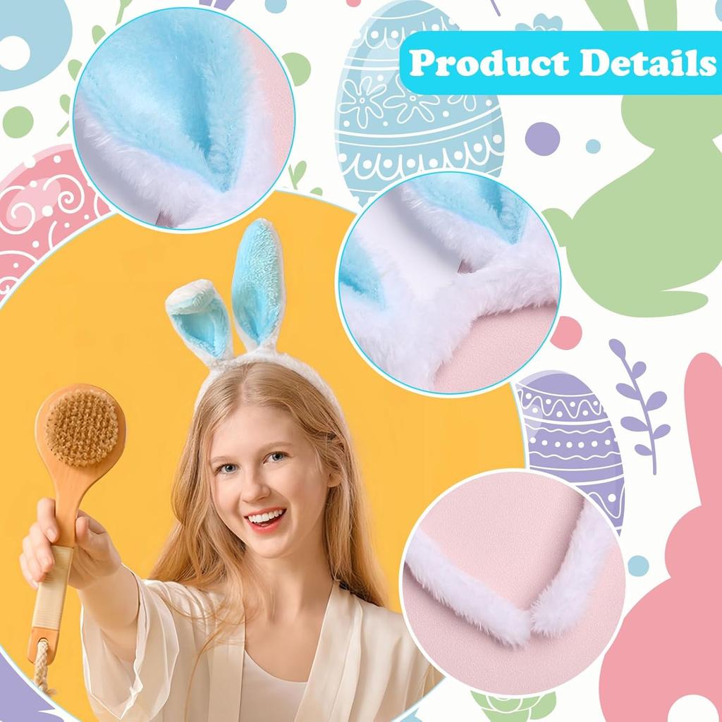 1-15PCS Cute Rabbit Ear Headbands Cute Plush Bunny Ears Hairband Easter Decorat Costume Party Cosplay Hair Hoop Hair Accessories