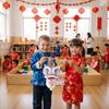 Китайский Новый год 2026 Фонари Танец Льва Подвесной Светильник DIY Материал Праздник Весны Традиционные Фонари Набор Материалов