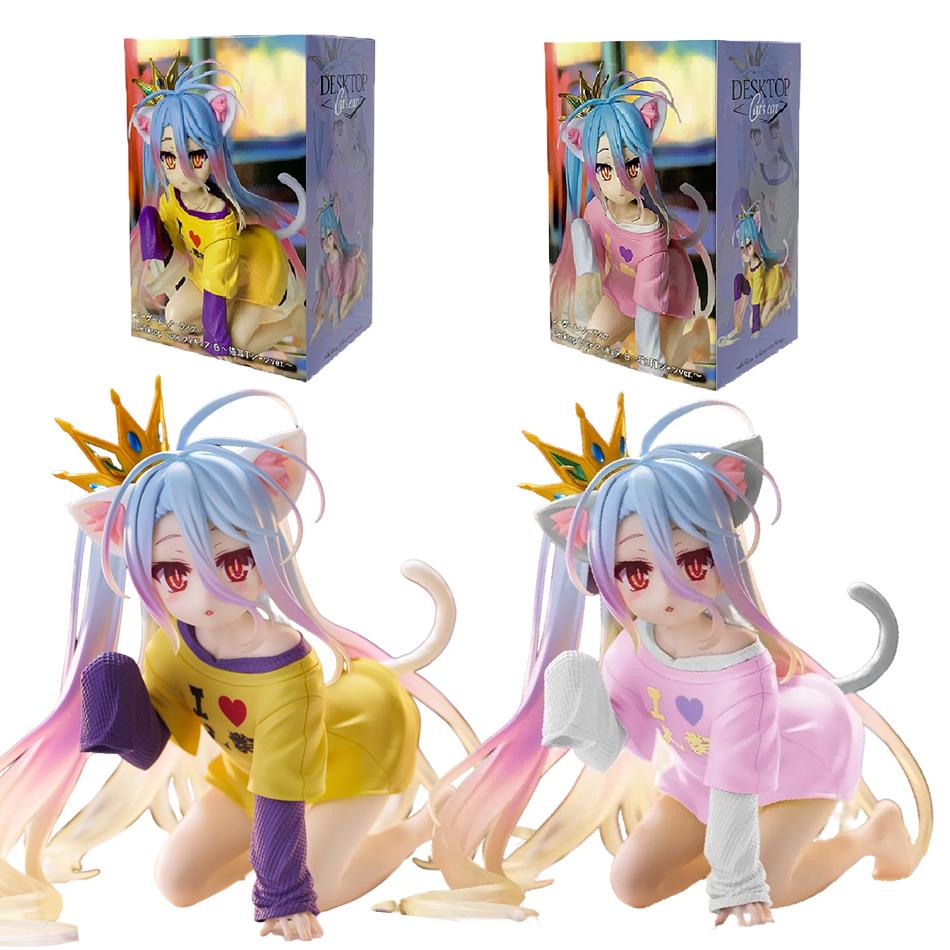 Новая 13СМ Аниме NGNL No Game No Life Фигурка Белая Аниме ПВХ Аниме Фигурки Экшн Модель Коллекция Украшение Аниме Модель Игрушка Подарок