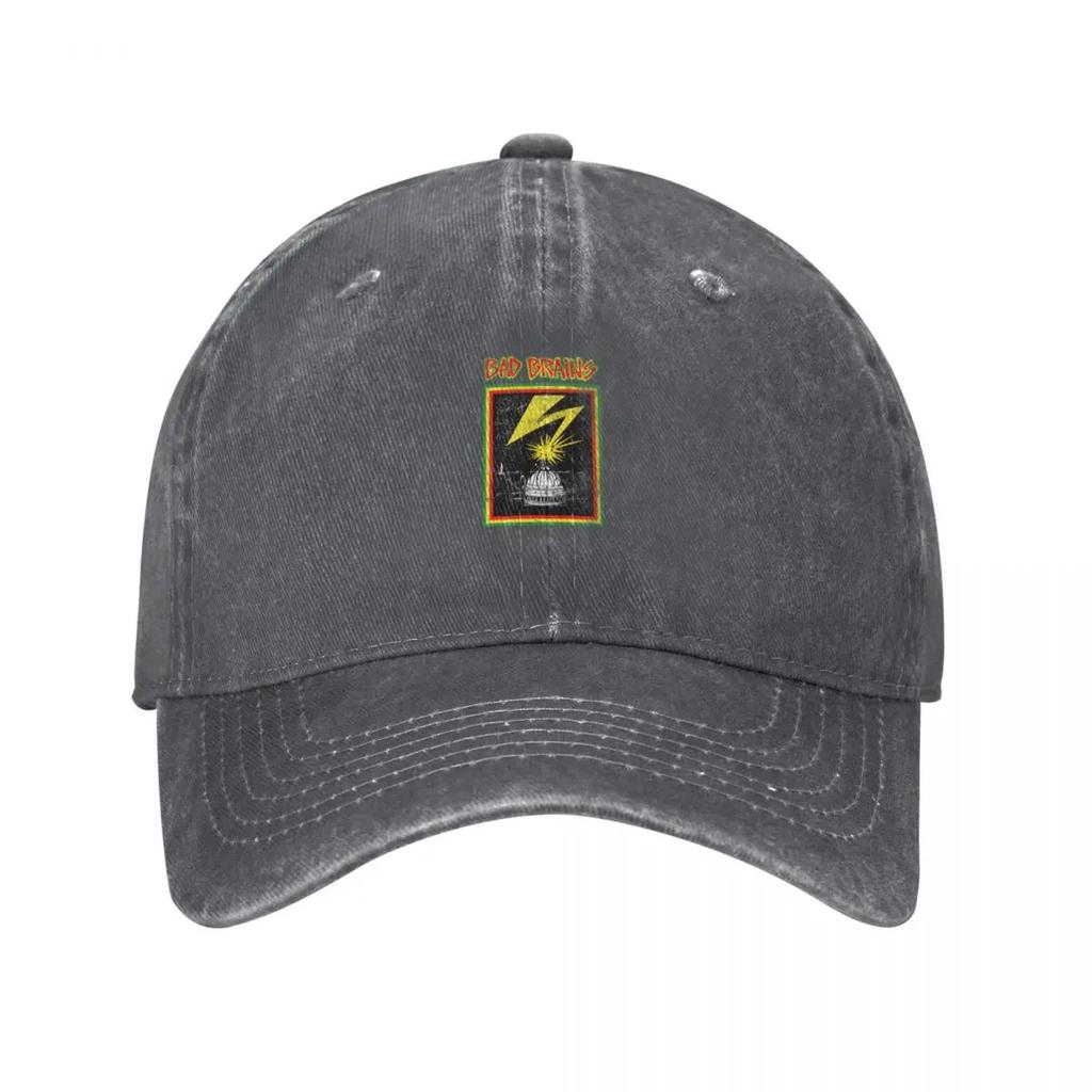 Bad Brains Baseball Cap Winter hat New In Hat Unisexs big size hat Funny hats Ladies Unisexs