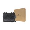 New COACH Madison Leather Small Square Bag Shoulder Bag Crossbody Bag Women's Black C3758-MWQV8
