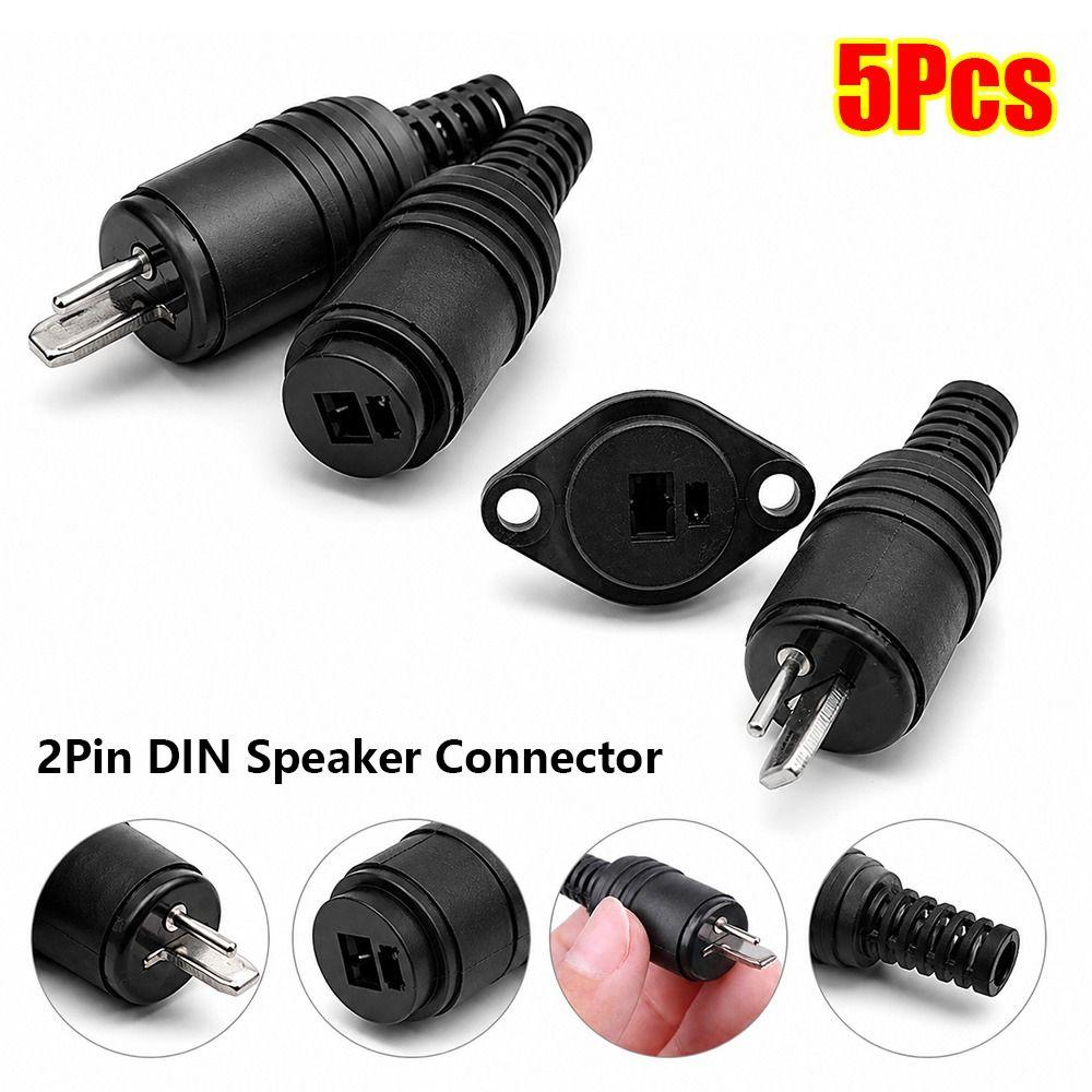 5Pcs 22mm Mount Hole Distance HiFi Audio Male Female Socket Loudspeaker Equipment Use