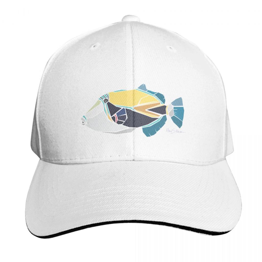 Tropical Fish Humuhumunukunukuapuaa Baseball Cap Strapback Dad Hat Six Panel Structured Crown Sun Protection Upf 50