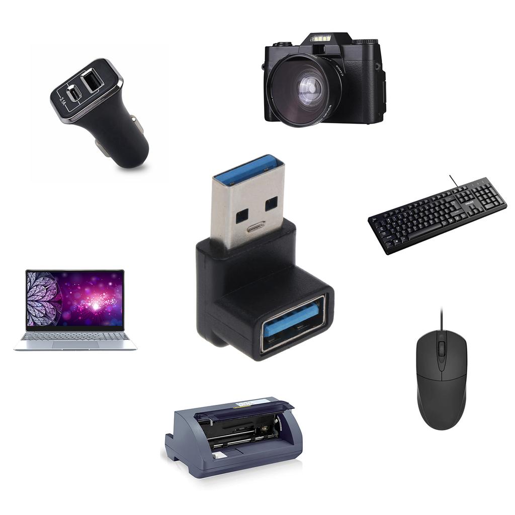 Новый 90-градусный USB 3.0 A Мужской на Женский AM/для AF Прямоугольный Адаптер Разъем USB Разъем Для Ноутбука/ПК Компьютера