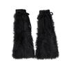 Knitted Winter Leg Warmers Y2K Plush Leg Coverings Soft Furry Leg Warmers  Accessories