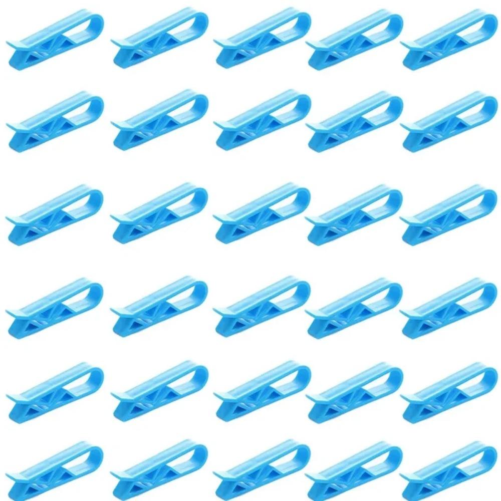 30/1 шт. Фиксированные зажимы для мусорного контейнера, зажим для фиксации мусорной корзины, практичный противоскользящий держатель для мусорного мешка, зажим для запечатывания пакетов для закусок