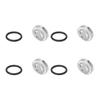 4 Pcs Brake Master Cylinder Reservoir Sight Gasket Set Motorcycle Accessory for Scooter ATV Dirt