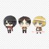 Mikasa And Eren Chibi Eren Yeager Ackerman Clipart Patches For Clothes Large Anime Patches Heat Transfer Vinyl Sticker Iron On Transfers For Clothes