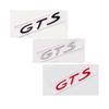 Silver Black Red Letters  GTS  Words Car Trunk Lids Lip Front Badge Emblem Emblems Badges Sticker Decal