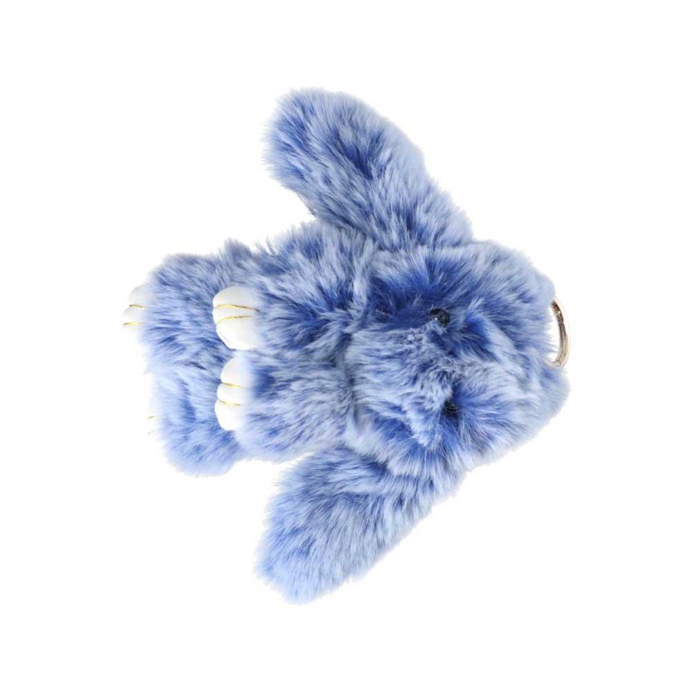 Car Pendant Key Ring Fluffy Toy Doll Plush Bunny Keyring Plush Bunny Keychain Rabbit Fur Keychain