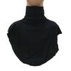 New Womens Muslim Modal Fake False Collar Islamic Hijab Extensions Turtleneck High Neck Cover Warmer Bright Solid Color Half Top