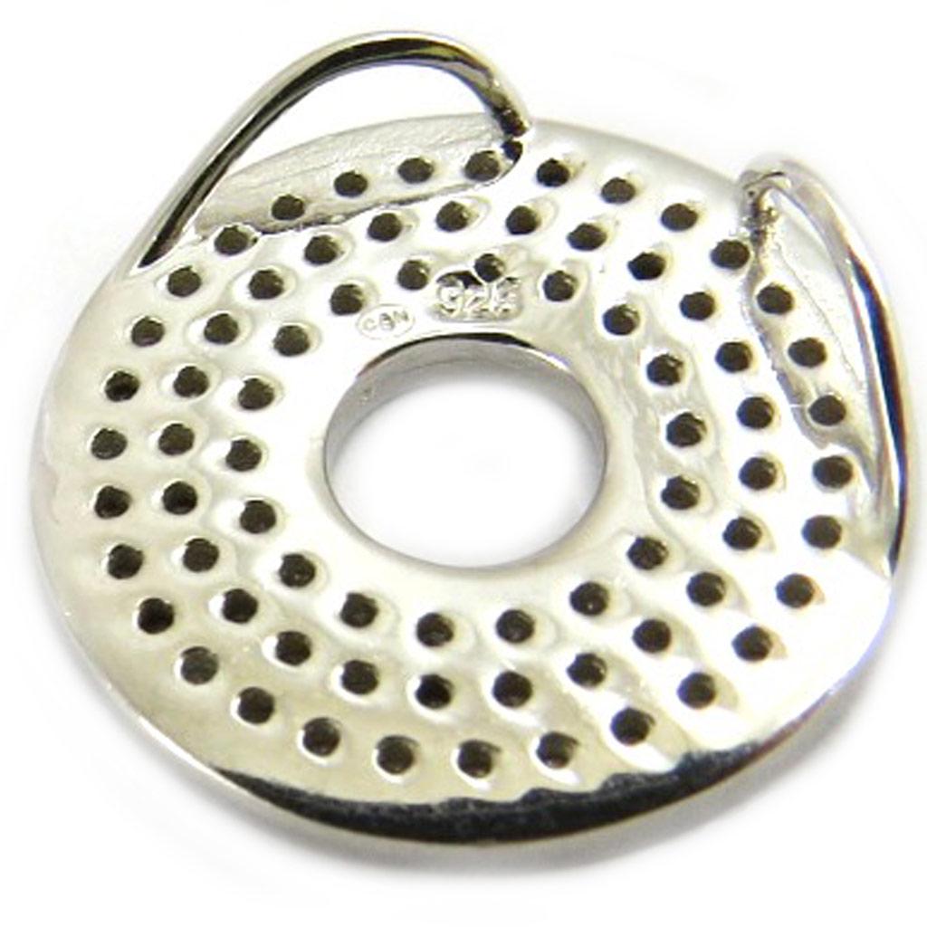 Les Trésors De Lily [L5688] - Серебряный кулон "Сисси" серебристо-белый (родиевое покрытие) - 12 мм