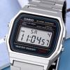 Casio Square Retro Vintage Free Buckle Shared Electronic Watch + Battery Exchange Voucher Package
