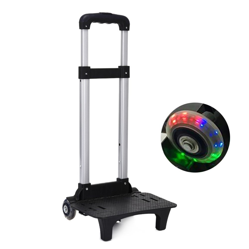 Тележка ручная из алюминиевого сплава Прочная 2-колесная Тележка-стойка с тяговой ручкой Переноска для питомцев Студенческий рюкзак