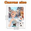 Disney Pearl Painting Anna and Her Best Friend Olaf DIY Pearl Painting Gem Art Pearl Dot Painting Picture Crafts Adult Beginner Gifts Home Decor