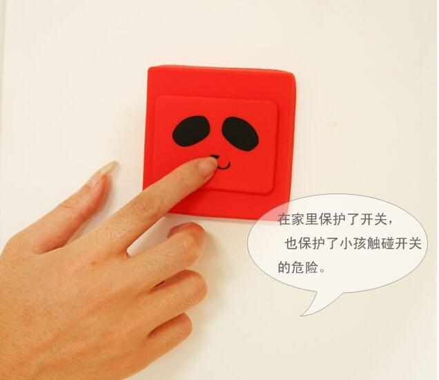 Мультяшный пылезащитный и ударопрочный силиконовый чехол для переключателя, защитный чехол для розетки, защитный чехол для переключателя