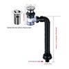 Flip-Top Kitchen Sink Drain Retractable Deodorizing Filter Flexible Downspout Bathroom Sink Anti Clogging Kitchen Accessories KTY