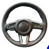 Car Steering Wheel Cover For Mazda CX-3 CX3 CX-5 CX5 2017 2018 Mazda 6 CX-9 Customize DIY Steering Wrap Microfiber Leather