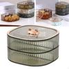 Сухофрукты с крышкой, 2-уровневое блюдо для вечеринки для