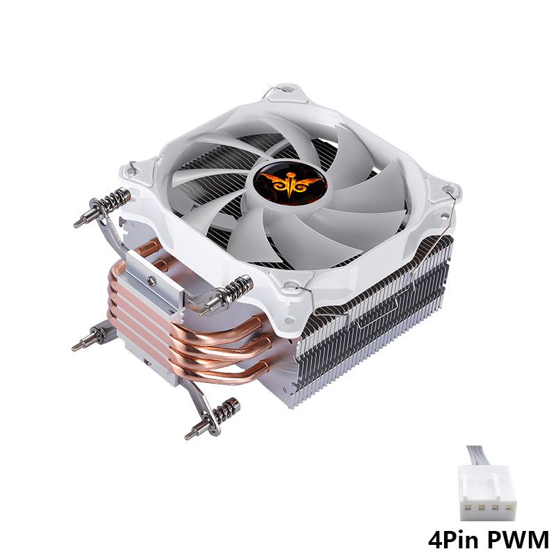 Цветной PWM процессорный кулер, 12 см вентилятор, 4 тепловые трубки, совместим с сокетами LGA1700, 115X, 1200
