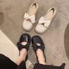 Women's Flat Shoes Fashion Women Sandals 2024 Summer Bow Single Shoes Women's Shallow Mouth Round Toe Comfortable Women's Shoes