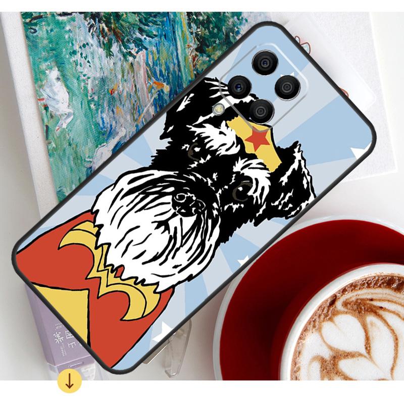 Cartoon schnauzer dog Case For Samsung Galaxy M54 M23 M20 M32 M52 M56 M16 M36 M34 M14 M35 M55 M15 M11 M31 M13 M53