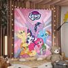 Cartoon My LLittle PPony Pink Colorful Tapestry Wall Hanging Cheap Hippie Wall Hanging Bohemian Wall Tapestries